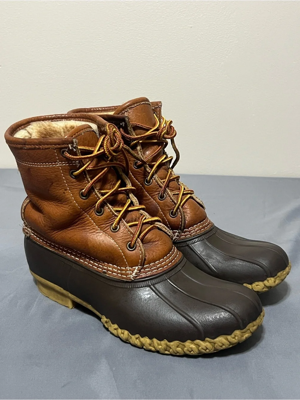 L.L. Bean Bean Boots Shearling Lined Women’s Size 9M